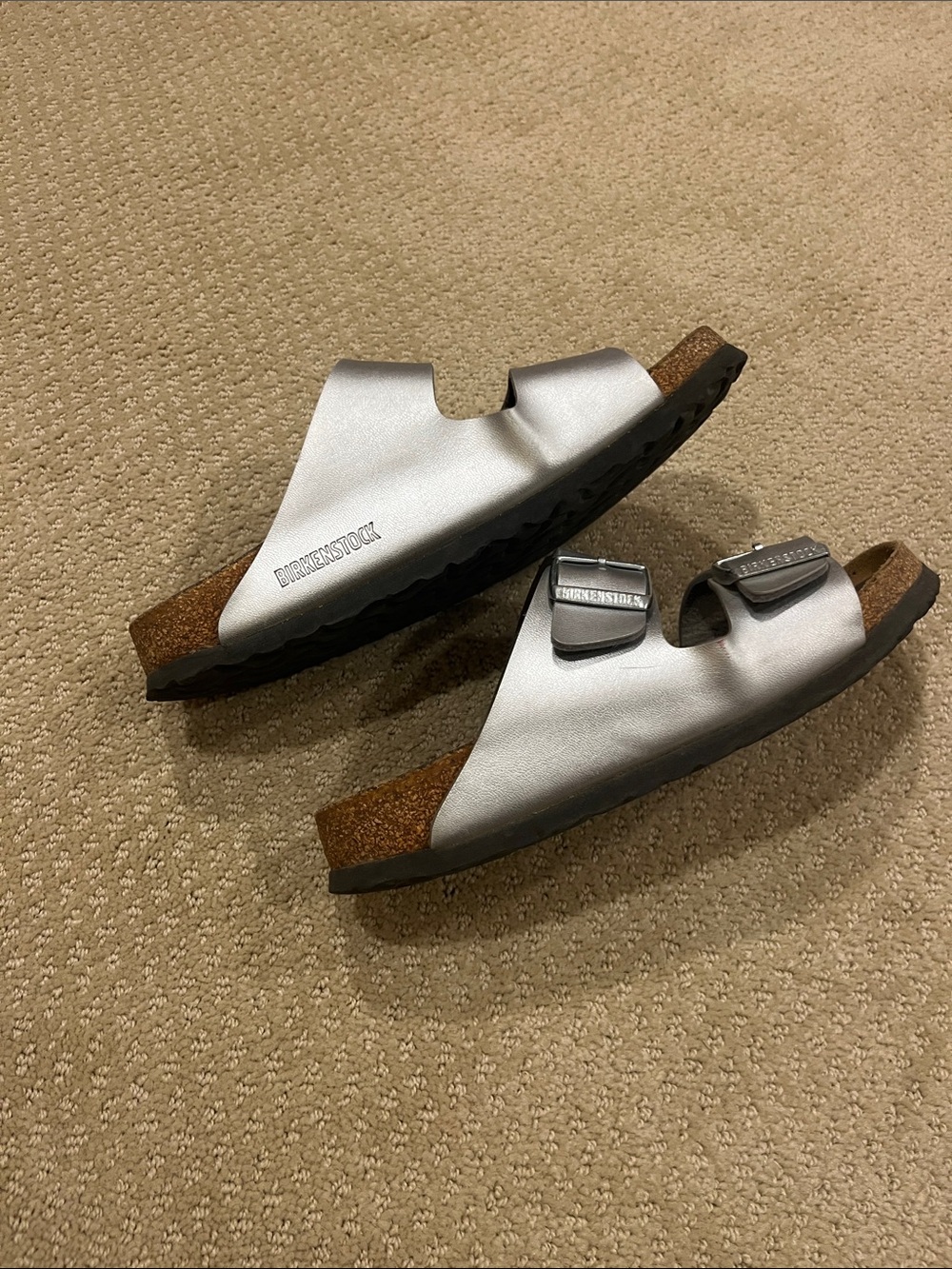 Birkenstocks silver 39 - Picture 4 of 5